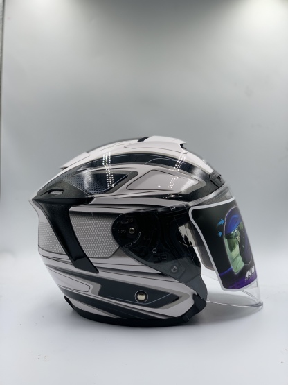 MHR Helmet Open Face BRILLER BLACK (SIRIM)